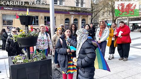 Queer Feeder March For Palestine, Cardiff South Wales