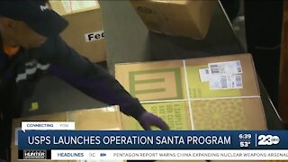 U.S. Postal Service kicks off this year's Operation Santa Program