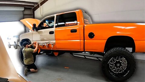 Had to Remove the General Lee Wrap on the Duramax