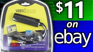 Cheap USB Video Capture! $11 Generic EZCap device.