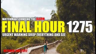 FINAL HOUR 1275 - URGENT WARNING DROP EVERYTHING AND SEE - WATCHMAN SOUNDING THE ALARM