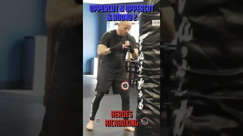 Heroes Training Center | Kickboxing "How To Double Up" Uppercut & Uppercut & Round 2 - Back #Shorts