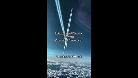 Chemtrails vs Contrails