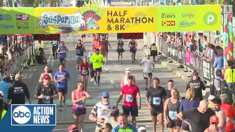 02:25-02:30 Sunday | Publix Gasparilla Distance Classic Finish Line