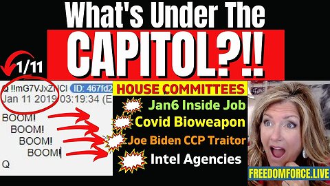 What's under the Capitol? 1/12 Booms - House Committees 1-12-23