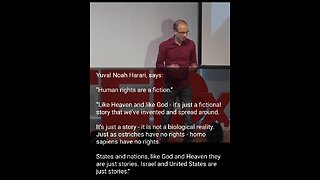 Another Ludicrous Speech from Yuval Harrari