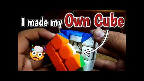 I Made my Own Rubik's Cube 🤯 !