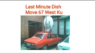 Moving the dish for SES10 Ku