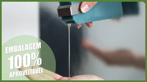 SOAPBOTTLE: Embalagem Feita do Próprio Sabonete