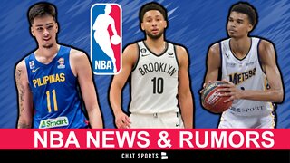 NBA Preseason News & Rumors Ft. Ben Simmons, Victor Wembanyama & Kai Sotto