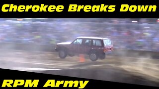 Jeep Cherokee Tough Truck Breaks Down