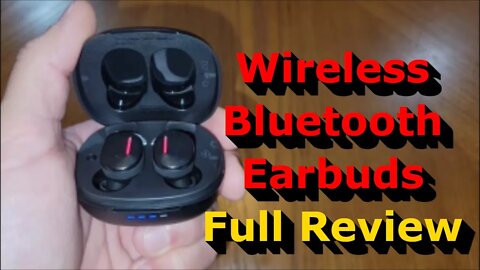 Wireless Bluetooth Earbuds - Full Review - Sound Great & Waterproof