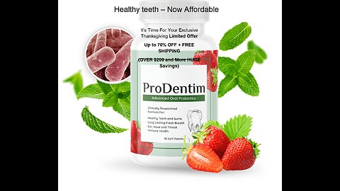Keep your teeth healthy and strong ।। ProDentim Huge Save