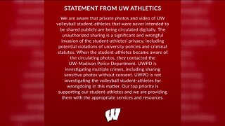 Investigation underway after UW Athletics says private photos, video shared of volleyball team