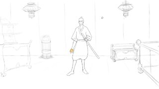 Katana Practice - Hand Drawn 2D Animation
