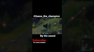 Guess the champion - League of legends | ep 9 #shorts #leagueoflegends #Guess_the_champion