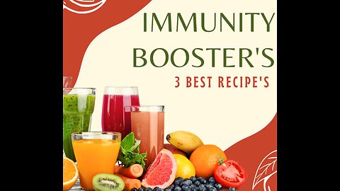 3 IMMUNITY BOOSTER JUICE'S || AMAZING TASTE || EASY HOMEMADE.