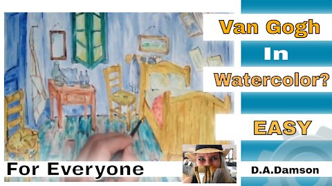 How To Paint Van Gogh's Step By Step With Watercolors