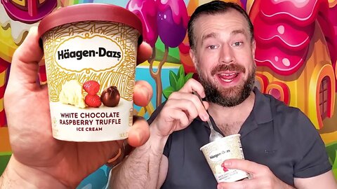 Häagen-Dazs White Chocolate Raspberry Truffle Ice Cream | Is This The Best Häagen-Dazs Yet? | Review