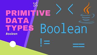 Primitive Data Types (Boolean)