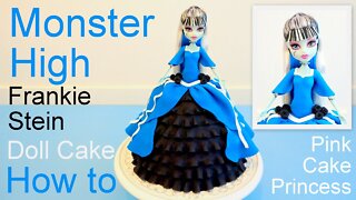 Copycat Recipes Monster High Frankie Stein Doll Cake How to Cook Recipes food Recipes