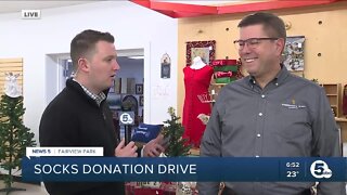 Community west foundation is hosting a socks and donation drive