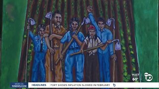 Work begins on new mural in Chicano Park