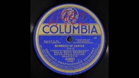 Memories of Easter, Part II - Marie Morrisey and Columbia Stellar Quartette