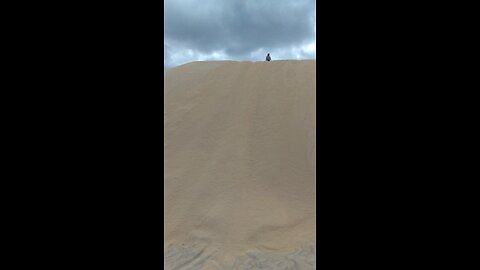 rolling down a dune