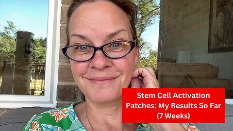 Stem Cell Activation Patches: My Results So Far (7 Weeks)