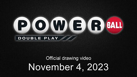 Powerball Double Play drawing for November 4, 2023