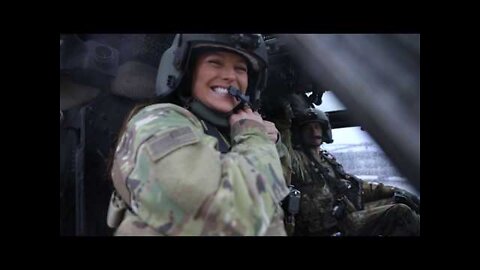 1st Lt. Megan Skalla, Youngest Female UH-60 Black Hawk Pilot in 34th ECAB ERBIL, IRAQ 01.04.2020