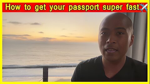 Passport Hack: How to renew or get your passport super fast (1-2days) instead of months