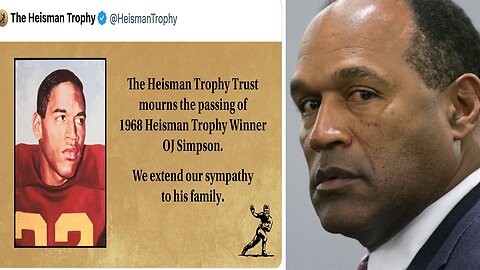 Heisman Trophy Trust gets DESTROYED for SHOCKING OJ Simpson tribute after his DEATH!