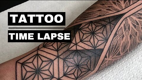 GEOMETRIC TATTOO - TIME LAPSE.