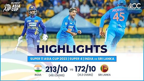 India vs Sri Lanka Asia Cup 2023