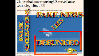 Pentagon admits that the Chinese weather balloon was not spying and is just a weather balloon!