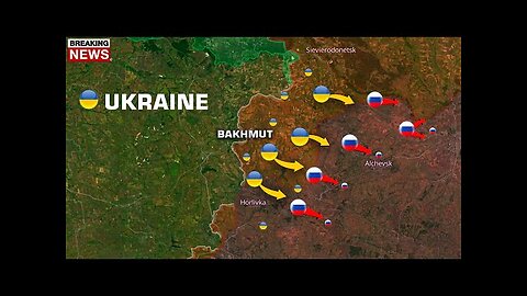 Shocking Development on Map of Ukraine! Russians Repelled from Bakhmut!