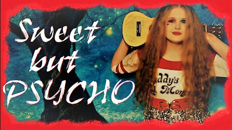 "Sweet but Psycho" by Ava Max Ukulele Cover (in a Harley Quinn costume) | Jordan Elyse