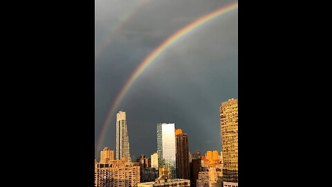 Incredible Rainbow Over NYC on 9/11