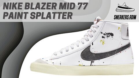 Nike Blazer Mid 77 Paint Splatter - DC7331-100 - @SneakersADM