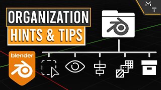 How To Organize In Blender 2.9 / 3.0 | Learn Through Precision Modeling | Part- 29