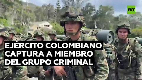 Ejército colombiano captura a miembro del grupo criminal Clan del Golfo