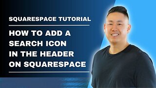 How to Add a Search Icon in the Header on Squarespace
