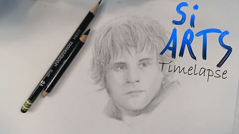 Sam Gamgee Portrait (Lord of the Rings Drawing Timelapse)