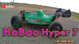 Unleashing Speed: My First Run with Hobao Hyper 7 Brushless RC Car #rc #hobao #rccar