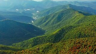 Asheville North Carolina Mountains 2019 Fall Foliage Screensaver Aerial Landscapes Live