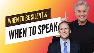 Shocking Research Reveals When You Should be Silent and When you Should Speak! | Lance Wallnau