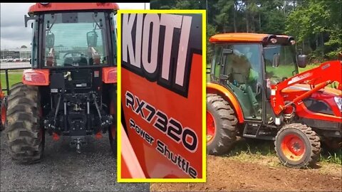 Kioti RX 7320 Walk around, Overview & Tractor Montage to boot! Illinois Kioti.