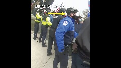 Officer Brian Sicknick Struck by Police Baton on Jan. 6, New Video Shows